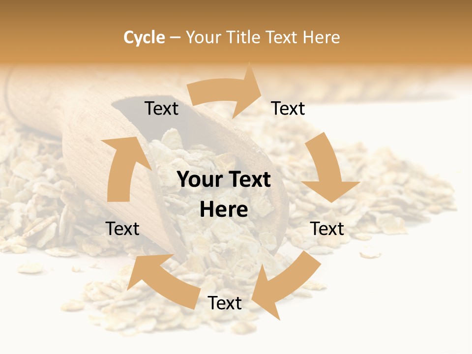 Cereal Rolled Vegetarian PowerPoint Template