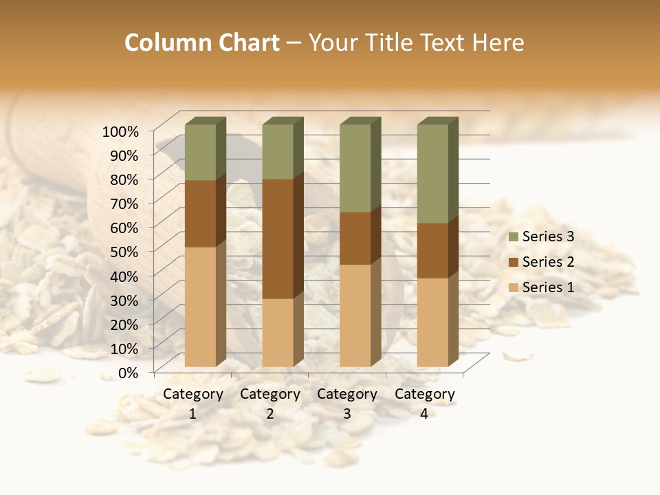 Cereal Rolled Vegetarian PowerPoint Template