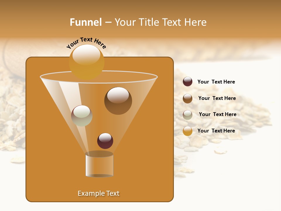 Cereal Rolled Vegetarian PowerPoint Template