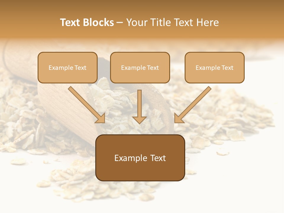 Cereal Rolled Vegetarian PowerPoint Template
