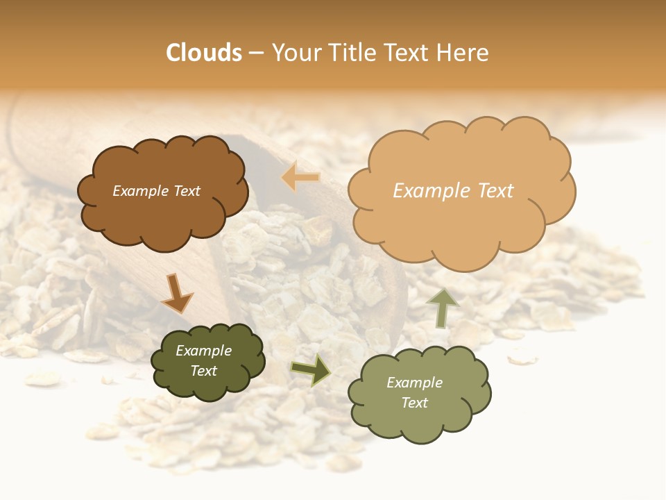 Cereal Rolled Vegetarian PowerPoint Template