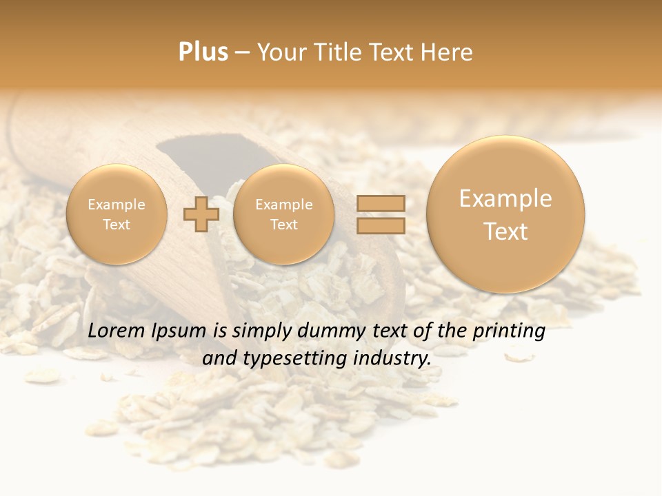 Cereal Rolled Vegetarian PowerPoint Template
