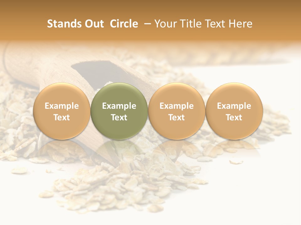 Cereal Rolled Vegetarian PowerPoint Template