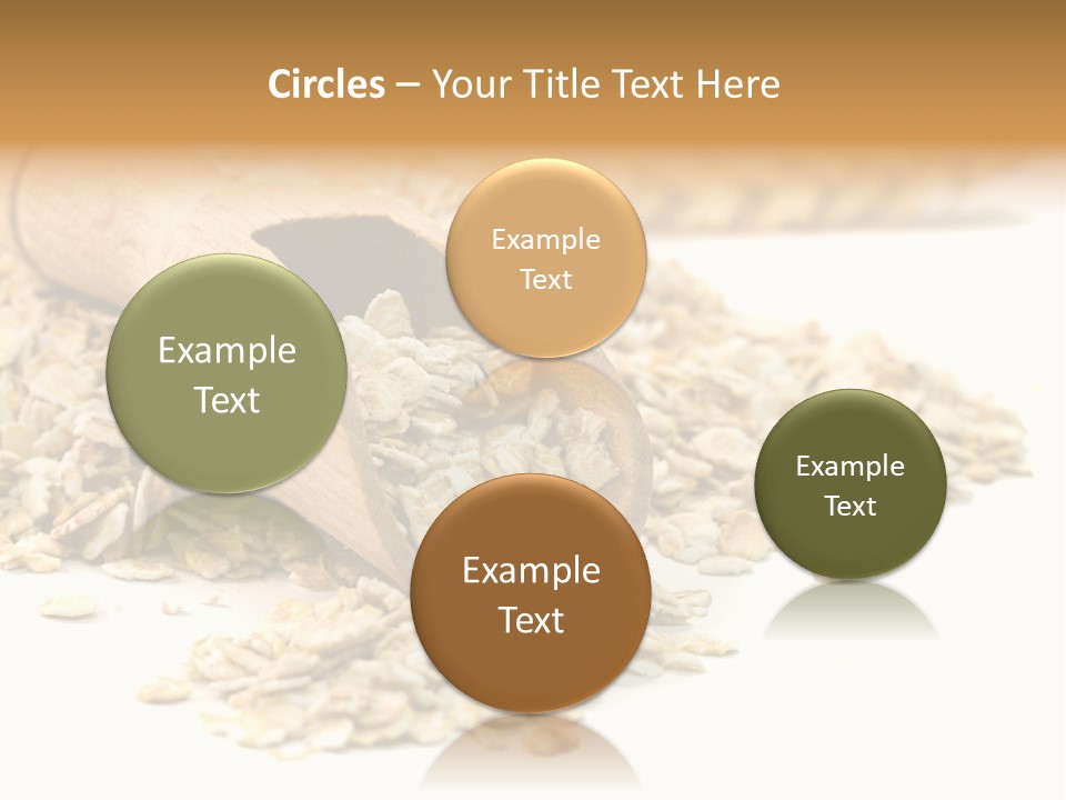 Cereal Rolled Vegetarian PowerPoint Template