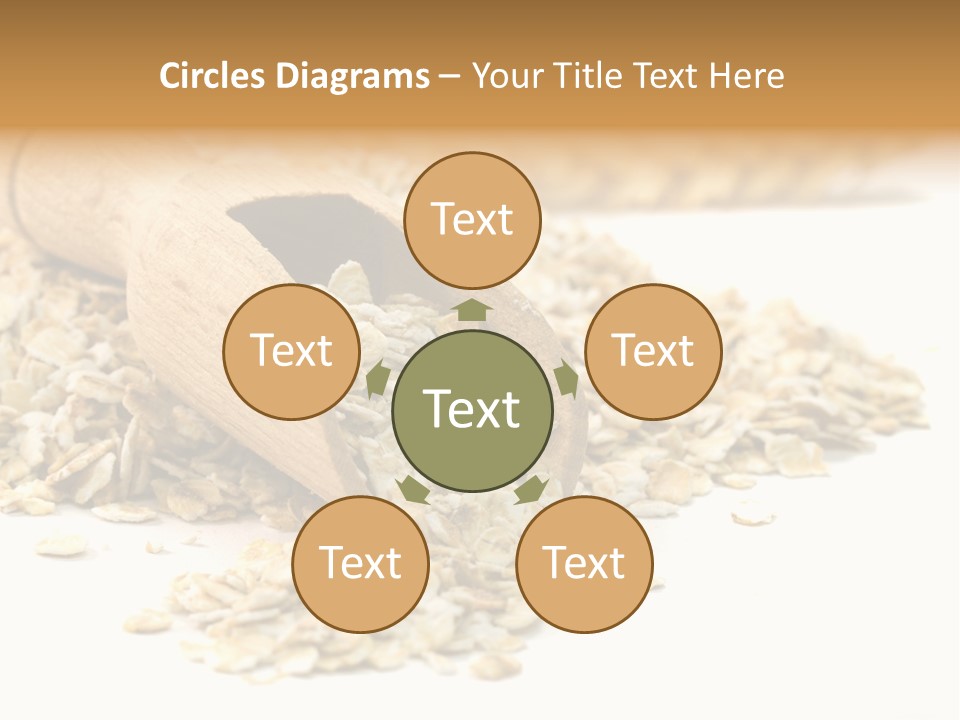 Cereal Rolled Vegetarian PowerPoint Template