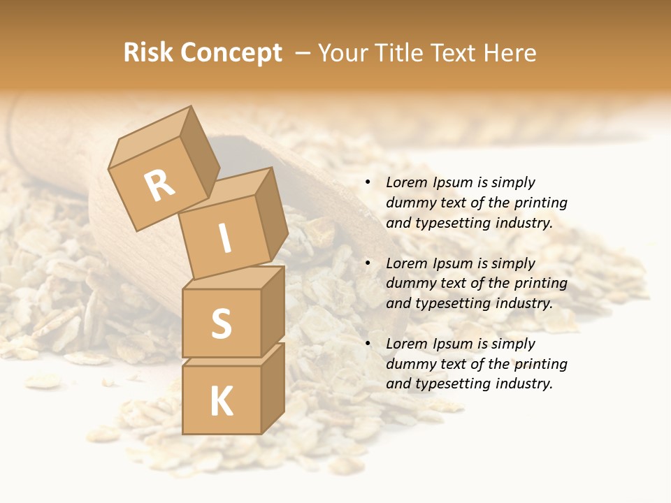 Cereal Rolled Vegetarian PowerPoint Template