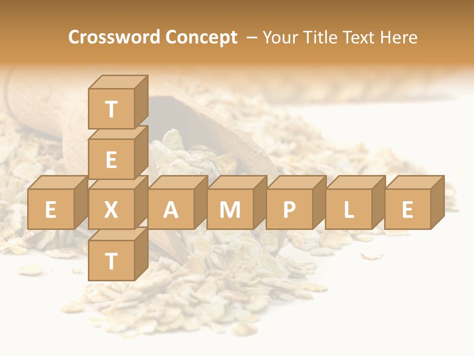 Cereal Rolled Vegetarian PowerPoint Template