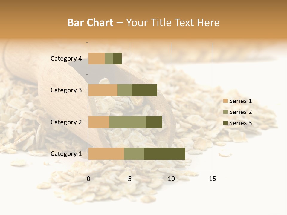 Cereal Rolled Vegetarian PowerPoint Template