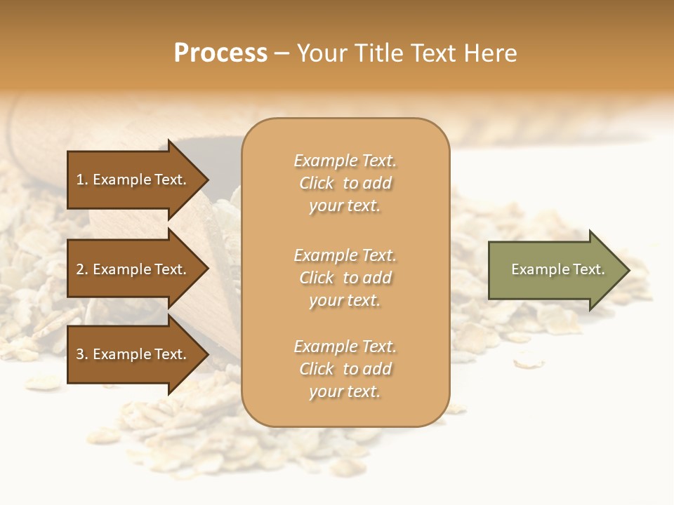 Cereal Rolled Vegetarian PowerPoint Template