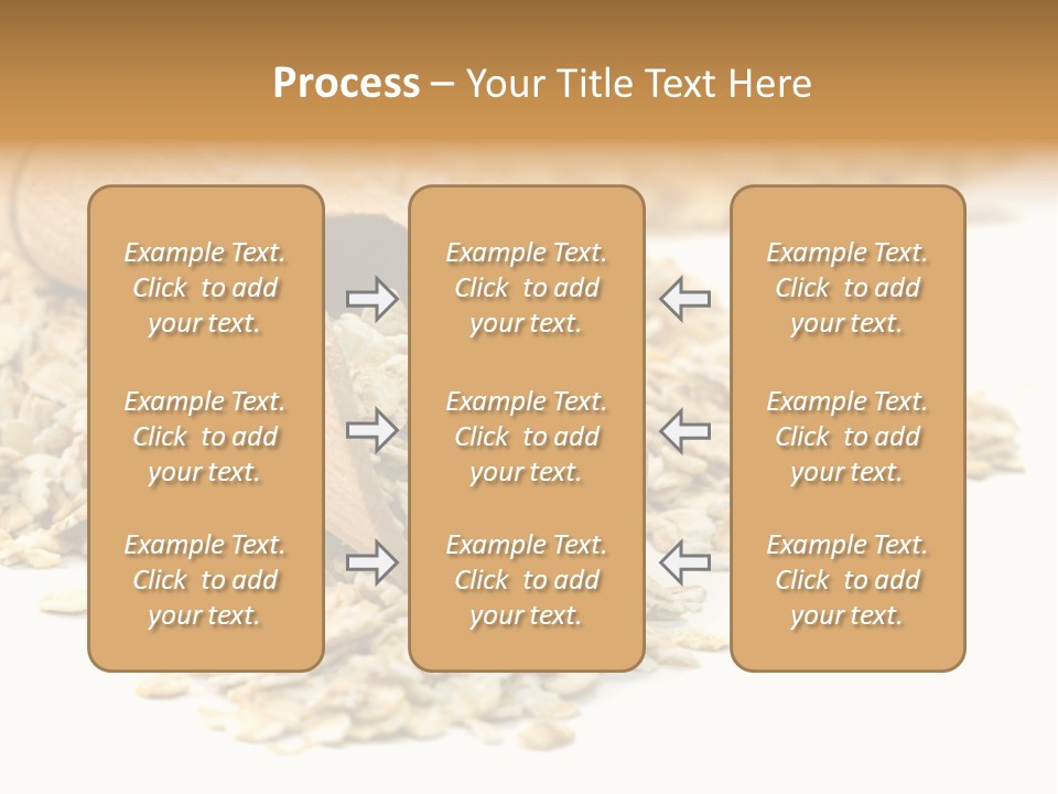 Cereal Rolled Vegetarian PowerPoint Template