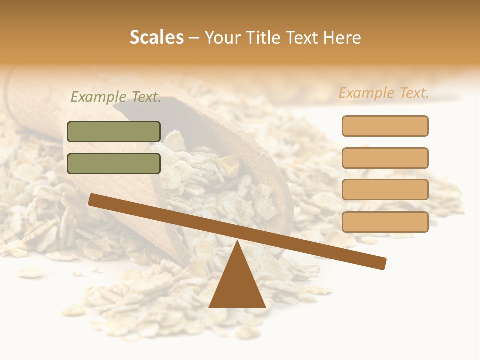 Cereal Rolled Vegetarian PowerPoint Template