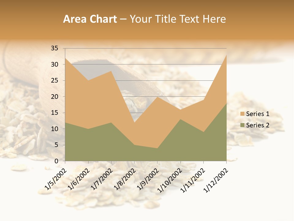 Cereal Rolled Vegetarian PowerPoint Template