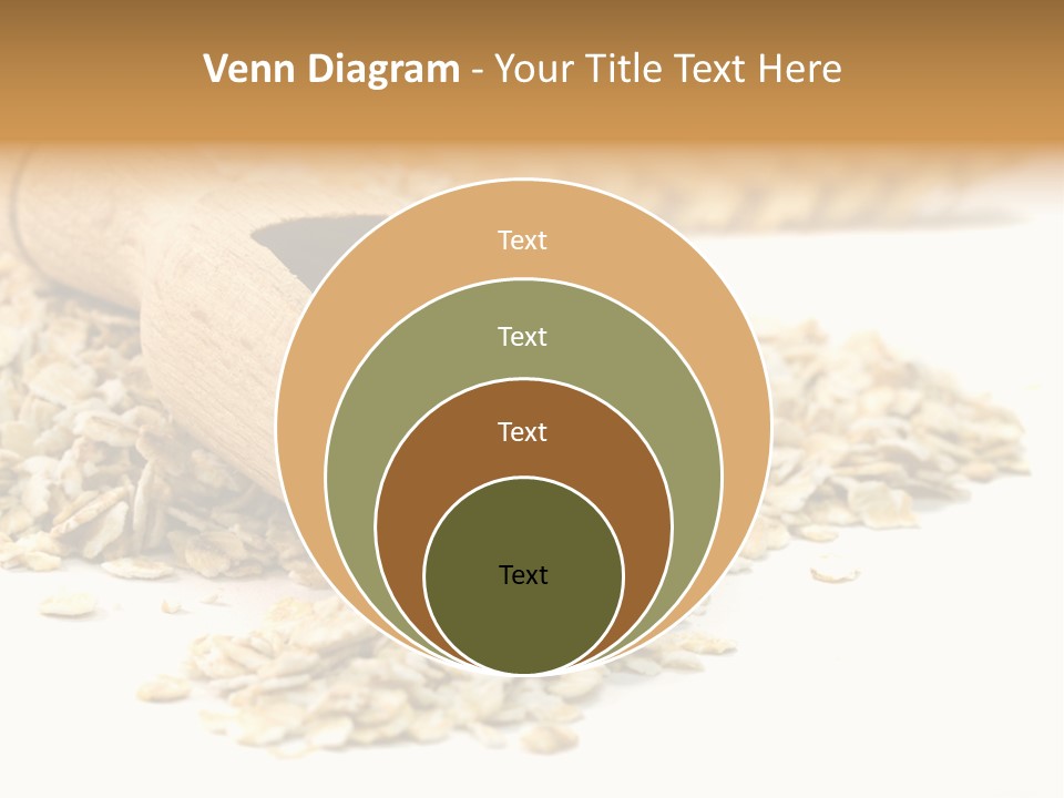 Cereal Rolled Vegetarian PowerPoint Template