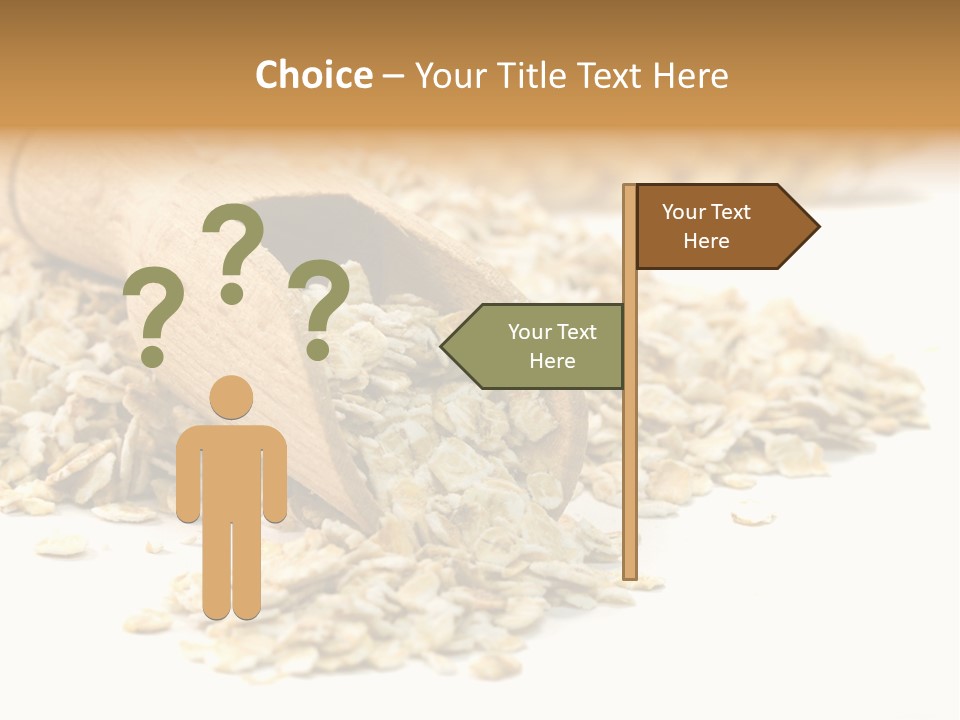 Cereal Rolled Vegetarian PowerPoint Template