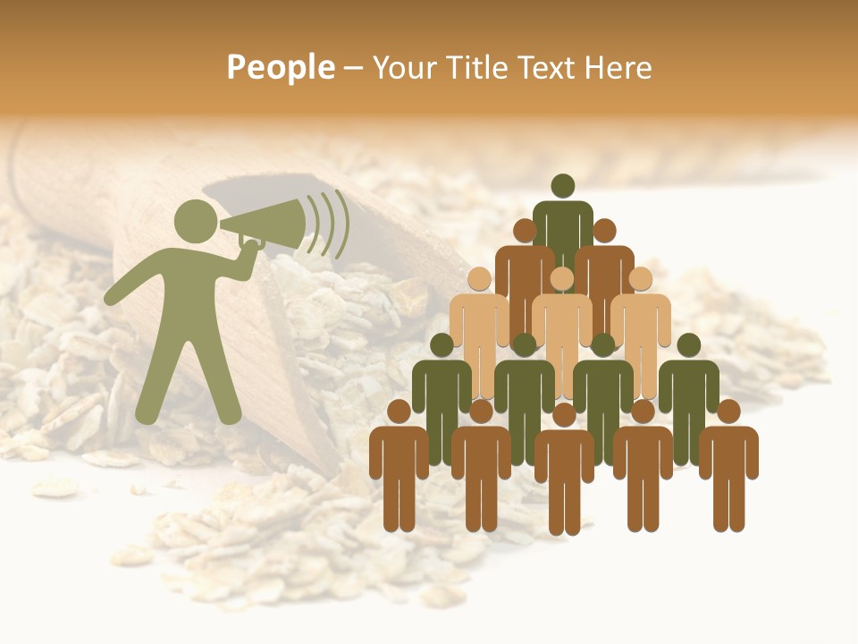 Cereal Rolled Vegetarian PowerPoint Template