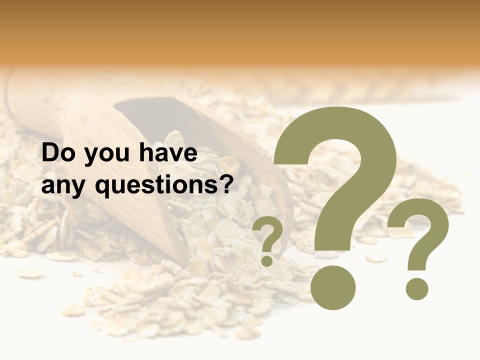 Cereal Rolled Vegetarian PowerPoint Template