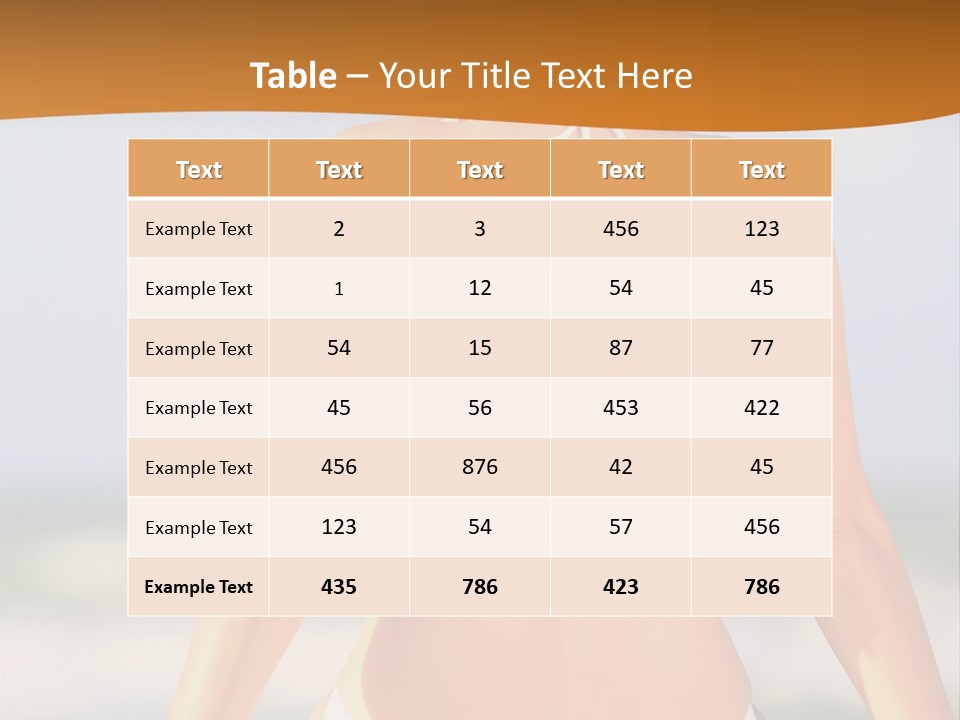 Sun Tan Lotion Health Caucasian PowerPoint Template