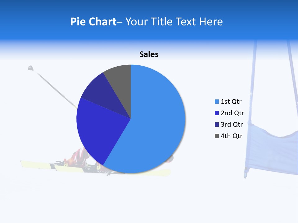Slope Competitive Skier PowerPoint Template