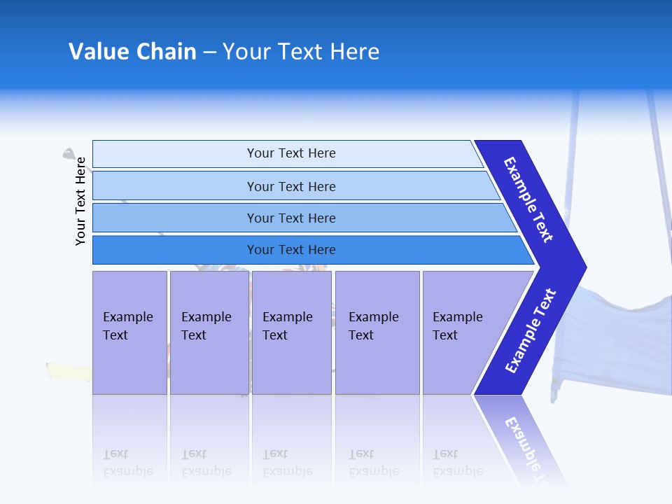 Slope Competitive Skier PowerPoint Template