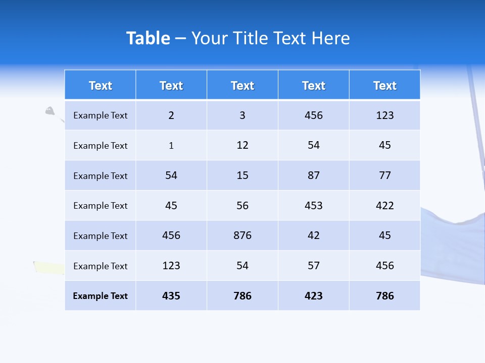 Slope Competitive Skier PowerPoint Template