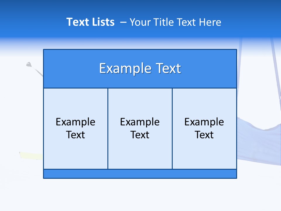 Slope Competitive Skier PowerPoint Template