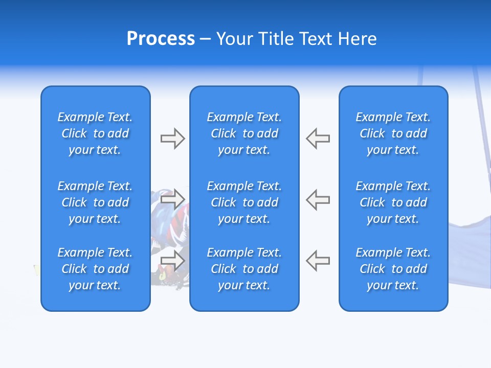 Slope Competitive Skier PowerPoint Template