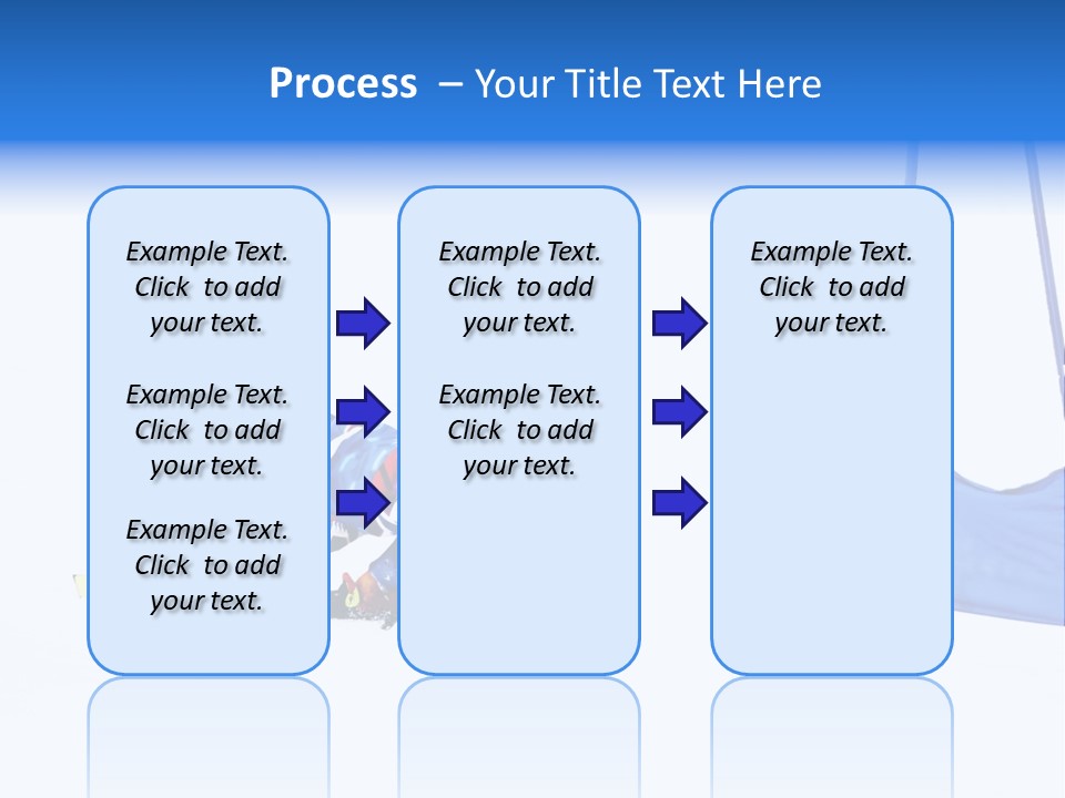 Slope Competitive Skier PowerPoint Template