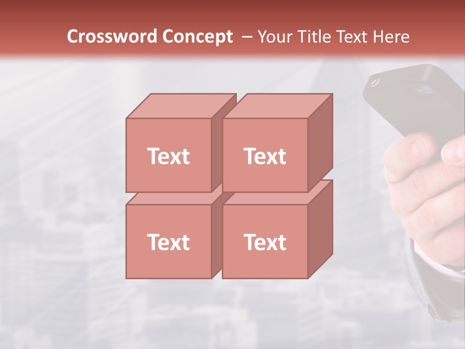Conversation Phone Security PowerPoint Template