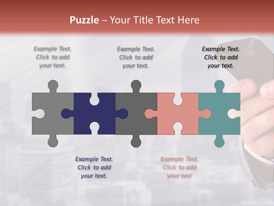 Conversation Phone Security PowerPoint Template