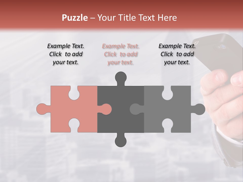 Conversation Phone Security PowerPoint Template