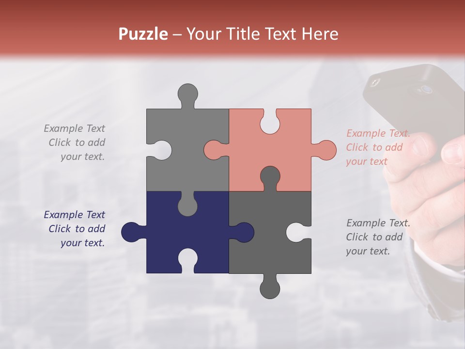 Conversation Phone Security PowerPoint Template