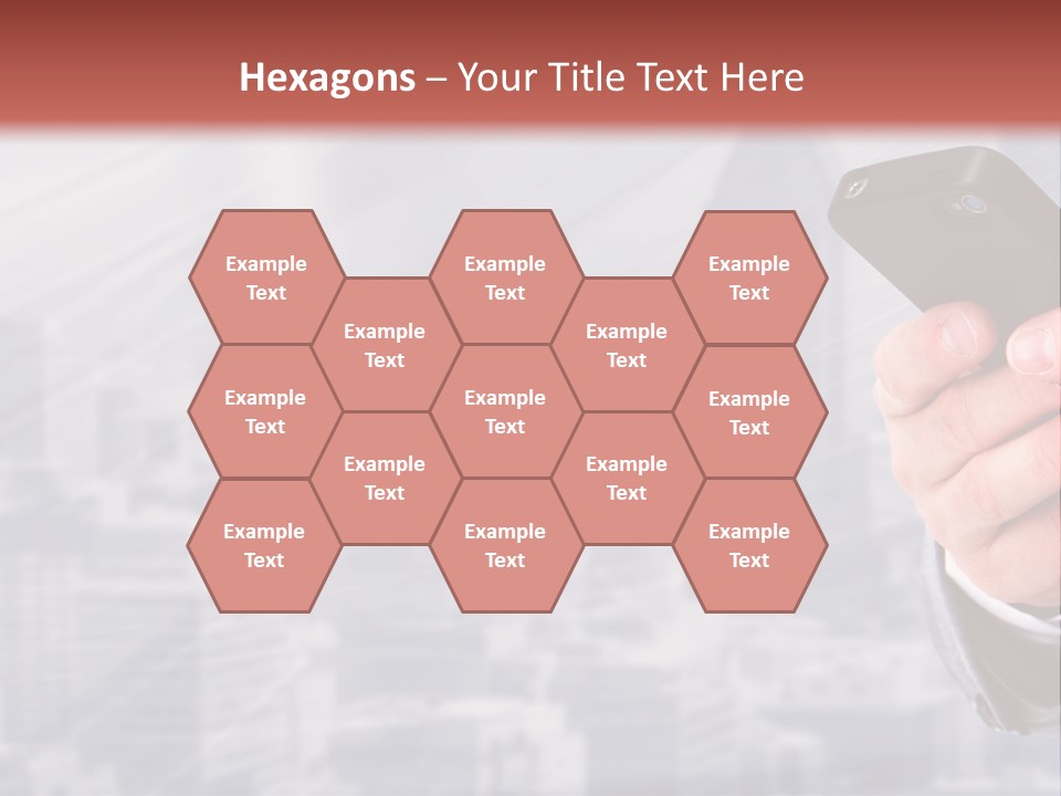 Conversation Phone Security PowerPoint Template