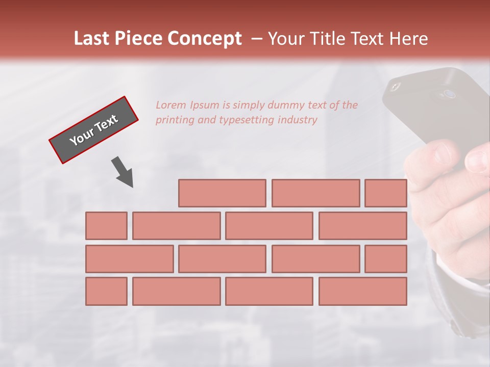 Conversation Phone Security PowerPoint Template