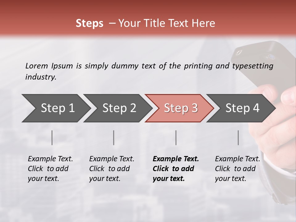 Conversation Phone Security PowerPoint Template