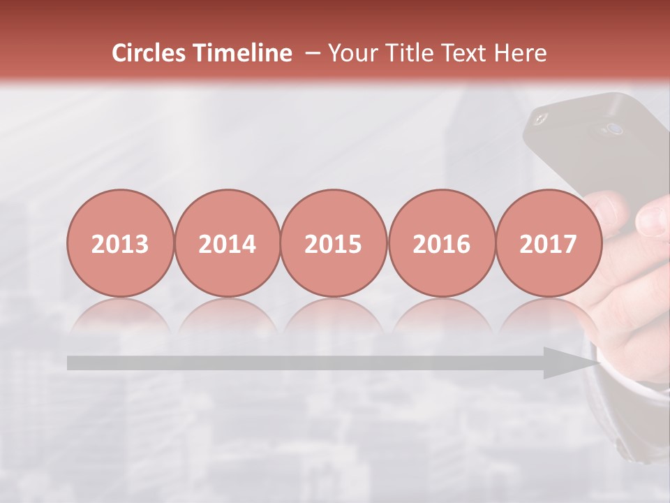 Conversation Phone Security PowerPoint Template