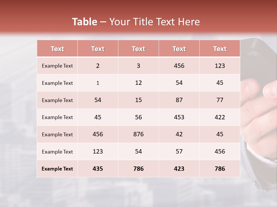Conversation Phone Security PowerPoint Template