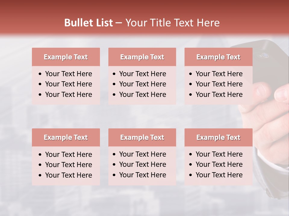 Conversation Phone Security PowerPoint Template