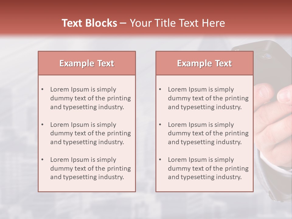 Conversation Phone Security PowerPoint Template