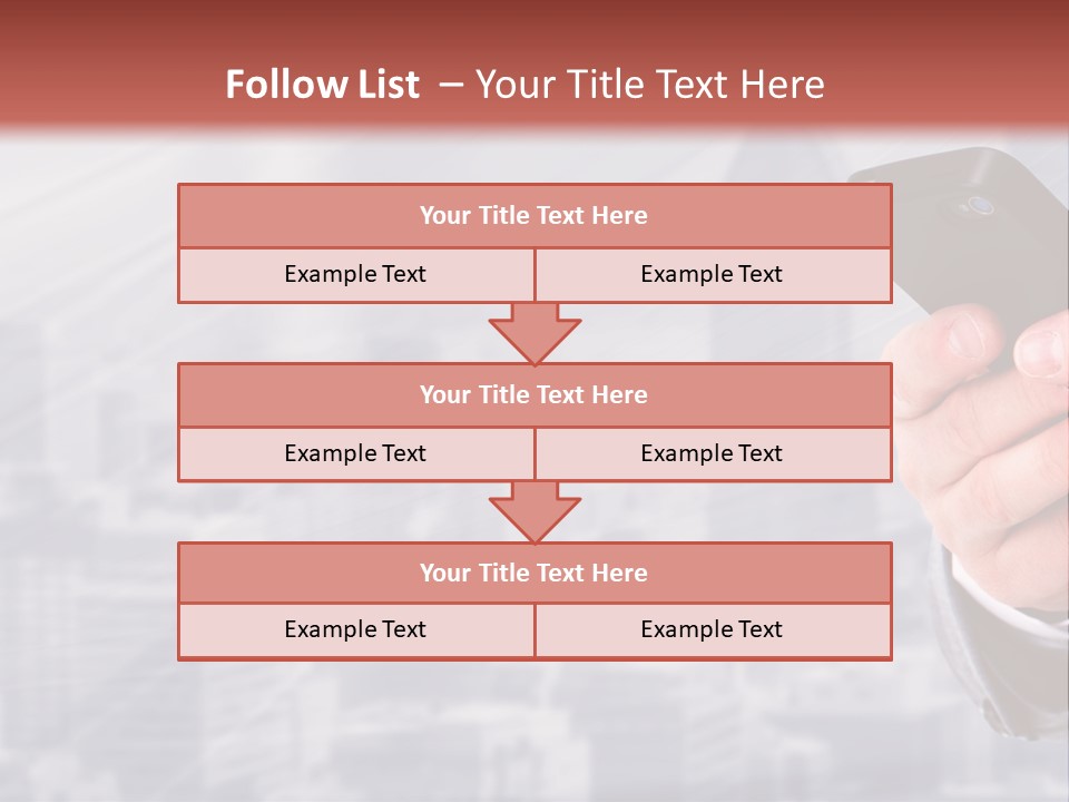 Conversation Phone Security PowerPoint Template