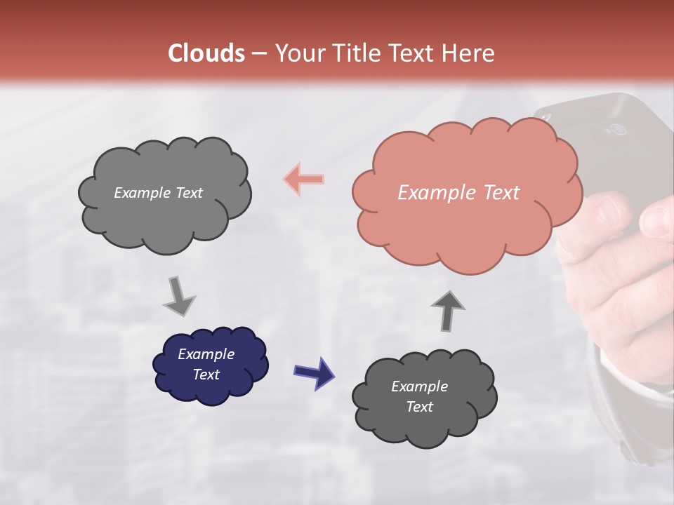 Conversation Phone Security PowerPoint Template