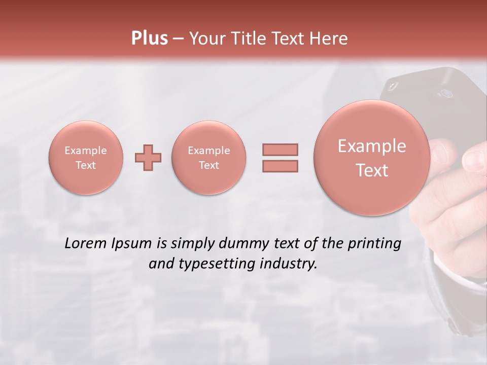 Conversation Phone Security PowerPoint Template