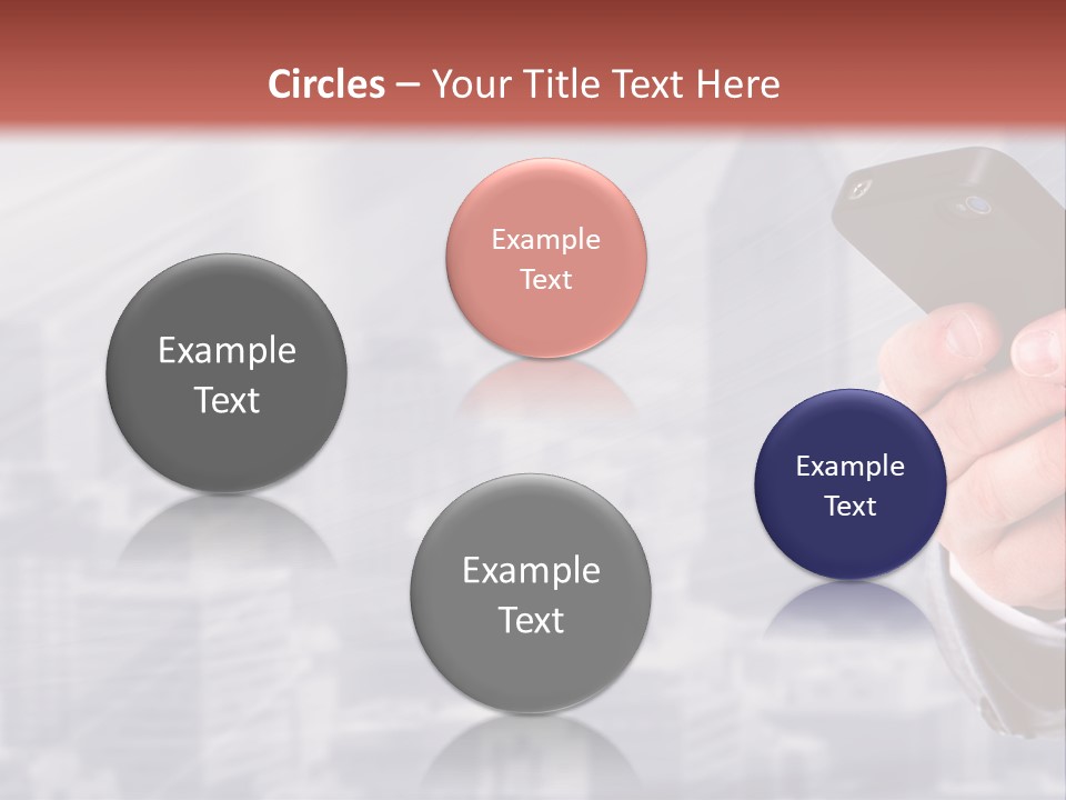 Conversation Phone Security PowerPoint Template