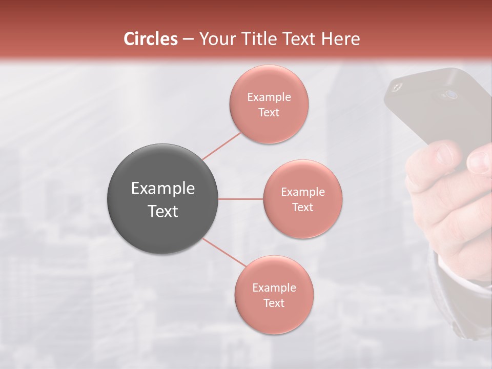 Conversation Phone Security PowerPoint Template