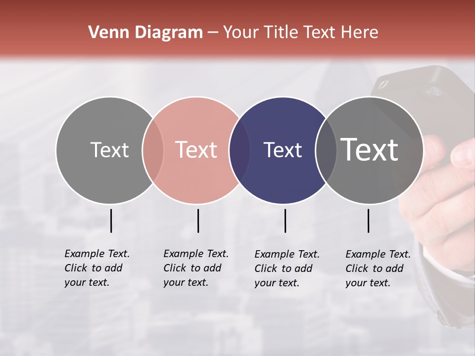 Conversation Phone Security PowerPoint Template