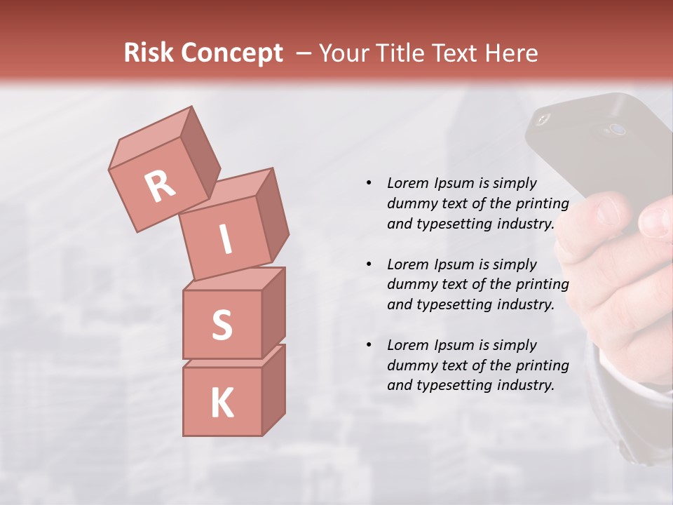 Conversation Phone Security PowerPoint Template