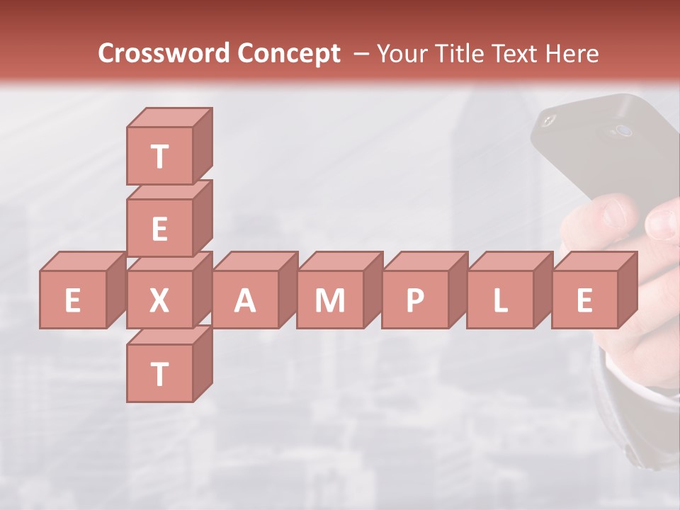 Conversation Phone Security PowerPoint Template