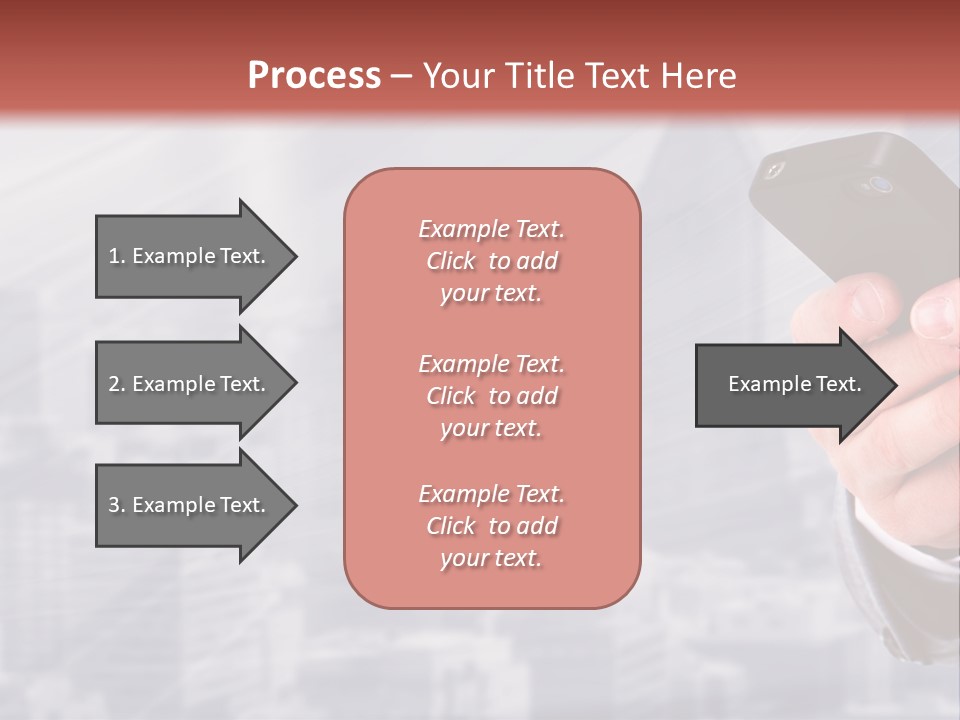 Conversation Phone Security PowerPoint Template