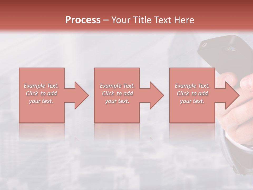 Conversation Phone Security PowerPoint Template