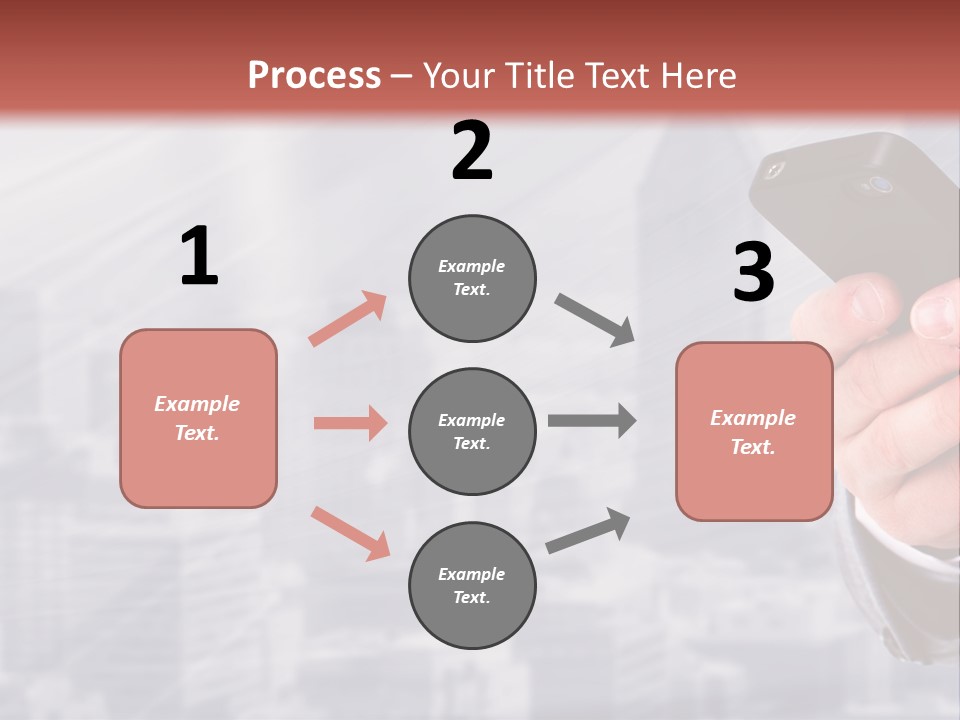 Conversation Phone Security PowerPoint Template