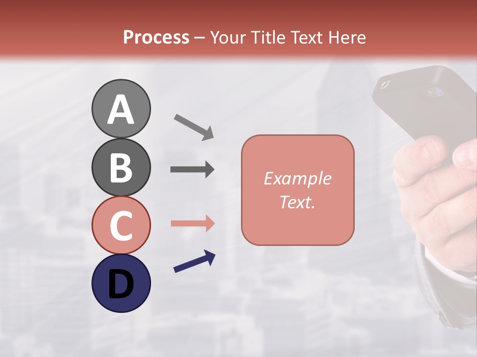 Conversation Phone Security PowerPoint Template